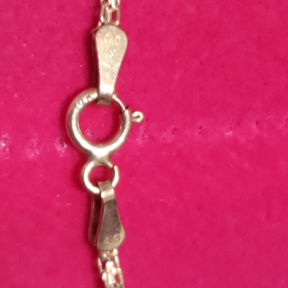 10K Gold Gemstone Necklace - Picture 7 of 9